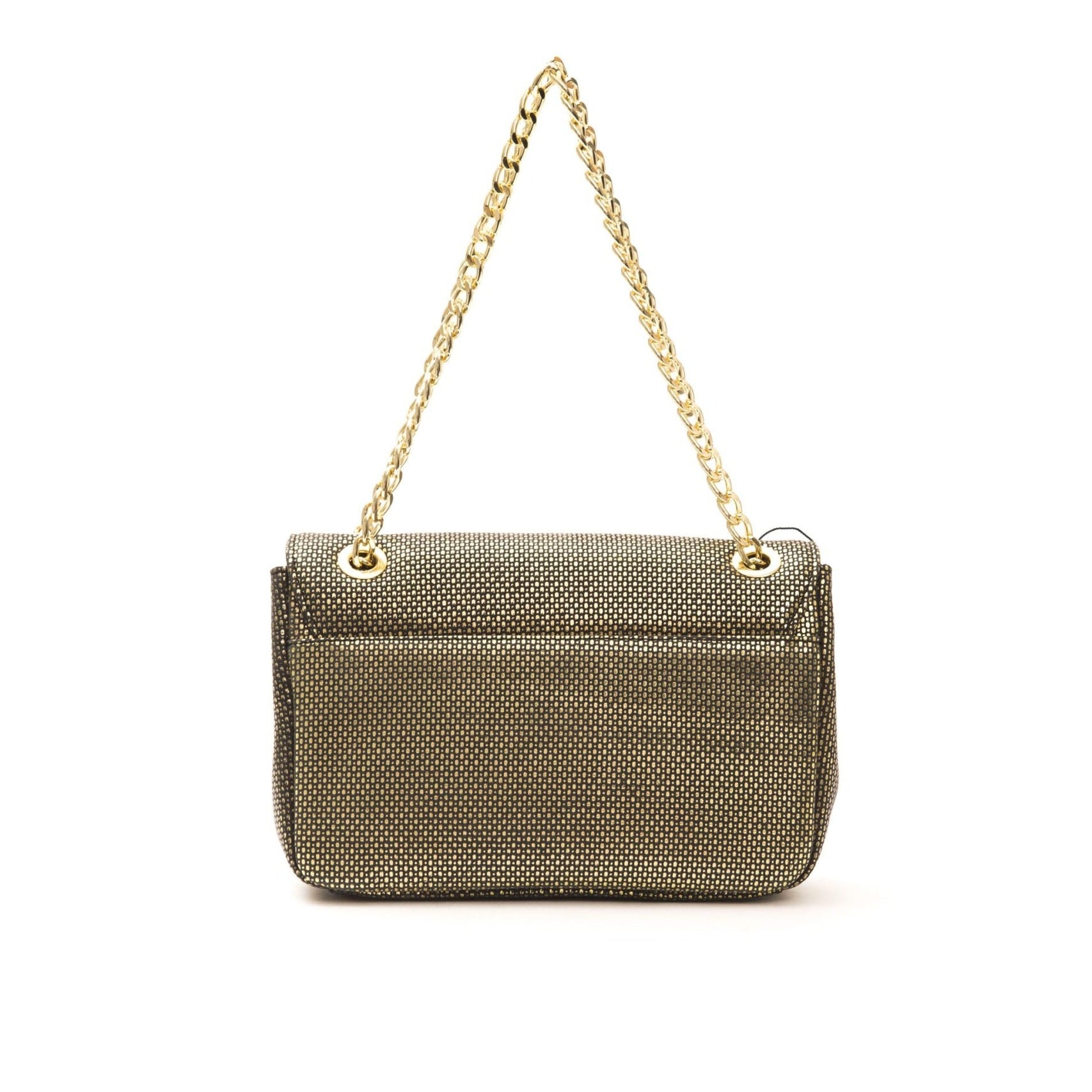 Pompei Donatella Black Leather Women Crossbody Bag Pompei Donatella