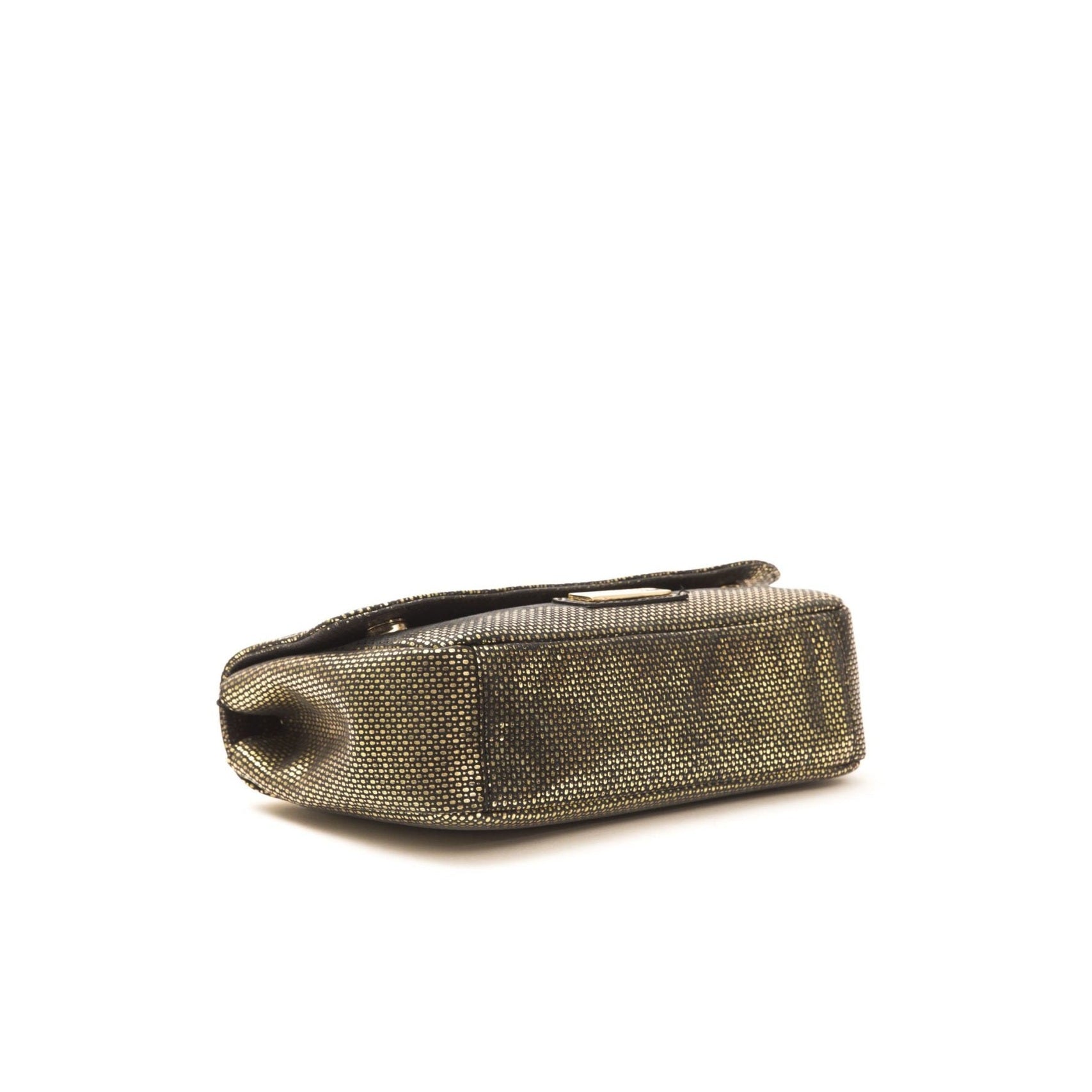 Pompei Donatella Black Leather Women Crossbody Bag Pompei Donatella