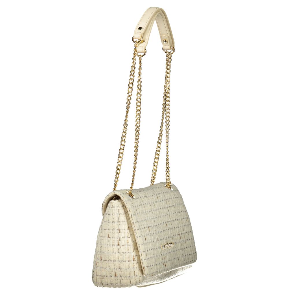 Mario Valentino Bianco Polyurethane Women Shoulder Bag Mario Valentino