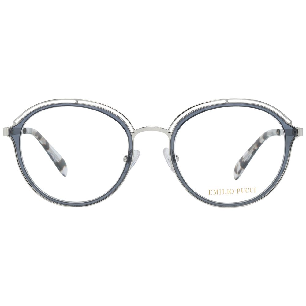 Emilio Pucci Gray Metal Glasses Frames Emilio Pucci