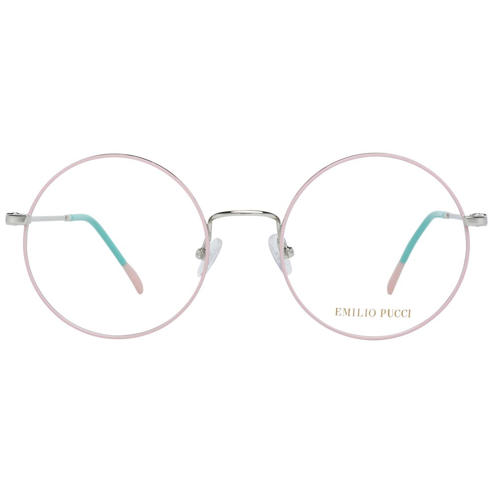 Emilio Pucci Gray Metal Glasses Frames Emilio Pucci