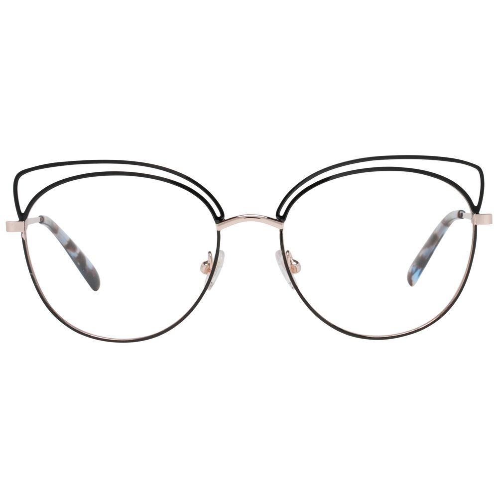 Emilio Pucci Black Metal Glasses Frames Emilio Pucci
