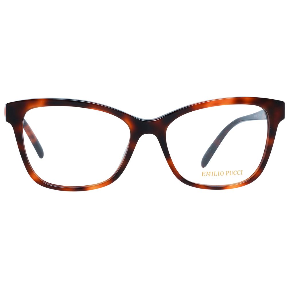 Emilio Pucci Brown Plastic Glasses Frames Emilio Pucci