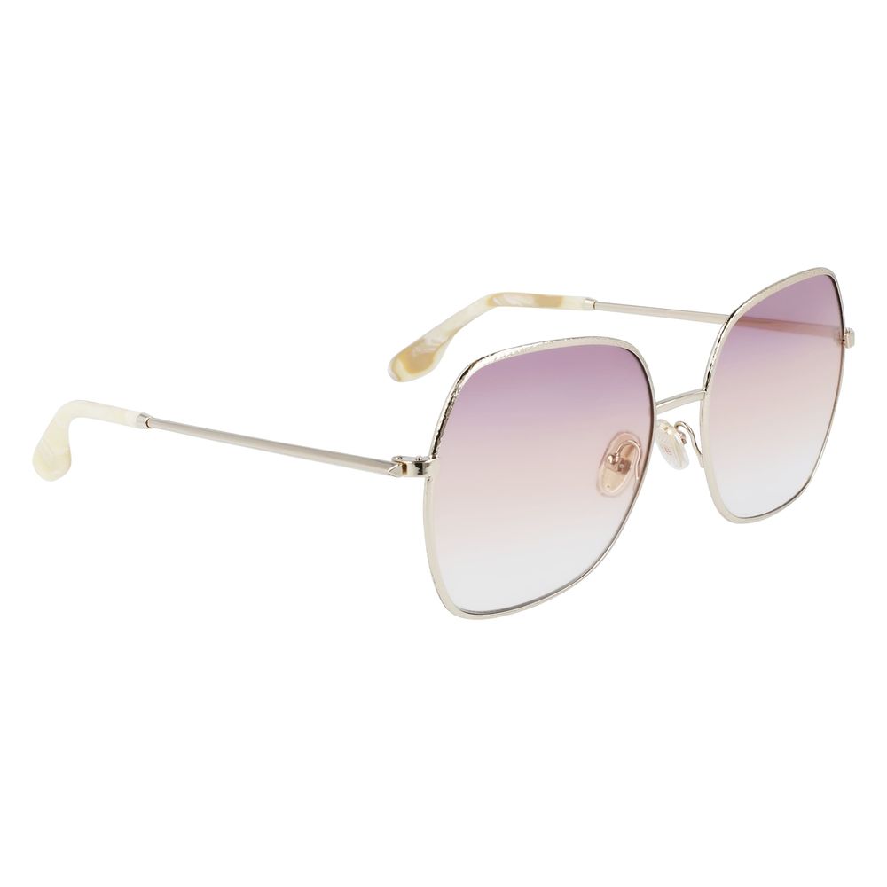 Victoria Beckham Gold Metal Sunglasses Victoria Beckham
