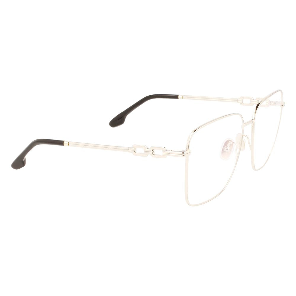 Victoria Beckham Gold Metal Glasses Frames Victoria Beckham