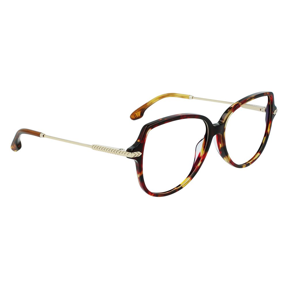 Victoria Beckham Brown Acetate Glasses Frames Victoria Beckham