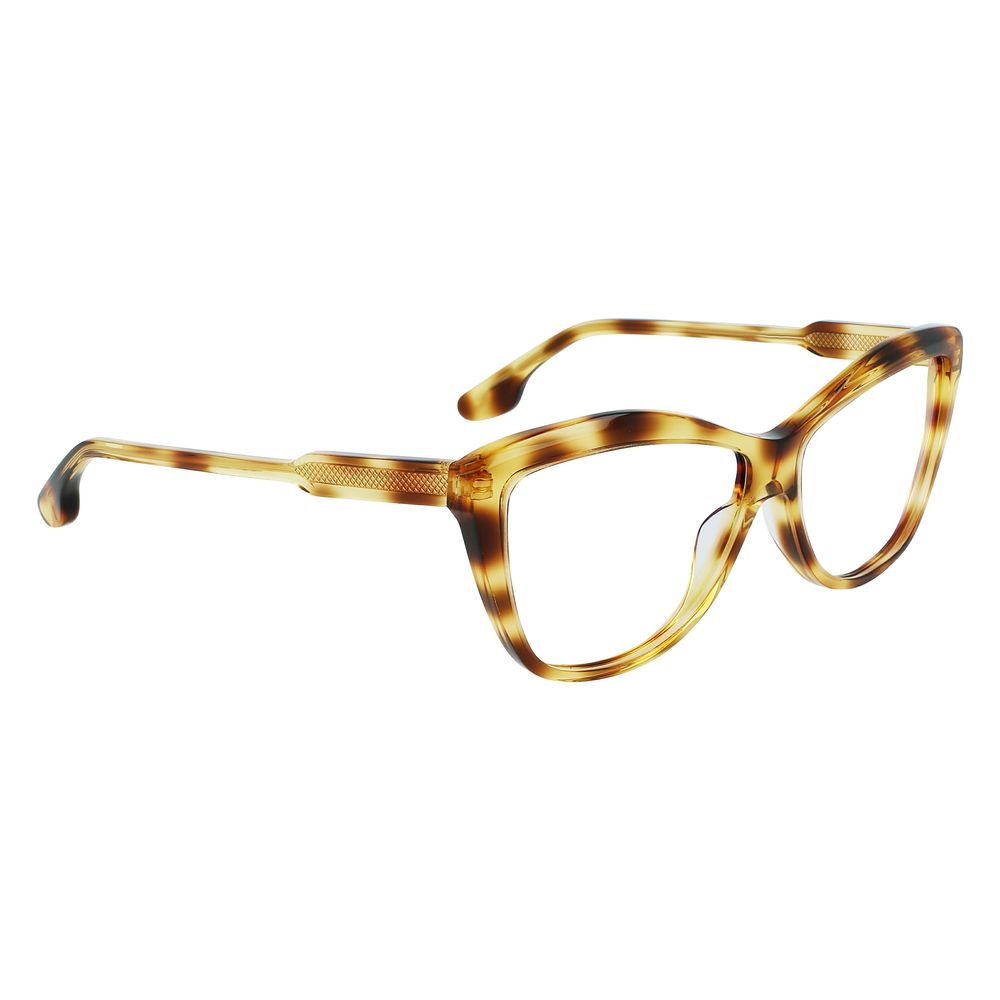 Victoria Beckham Brown Acetate Glasses Frames Victoria Beckham