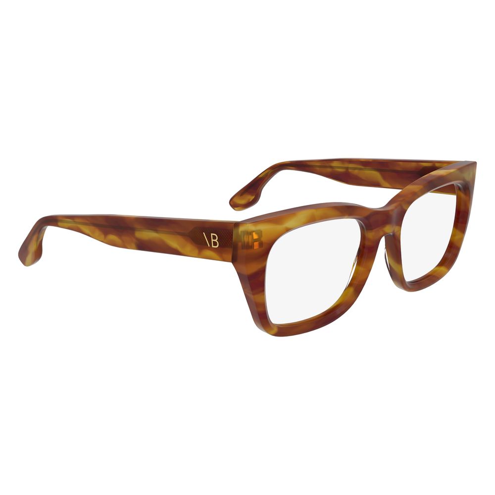 Victoria Beckham Brown Acetate Glasses Frames Victoria Beckham