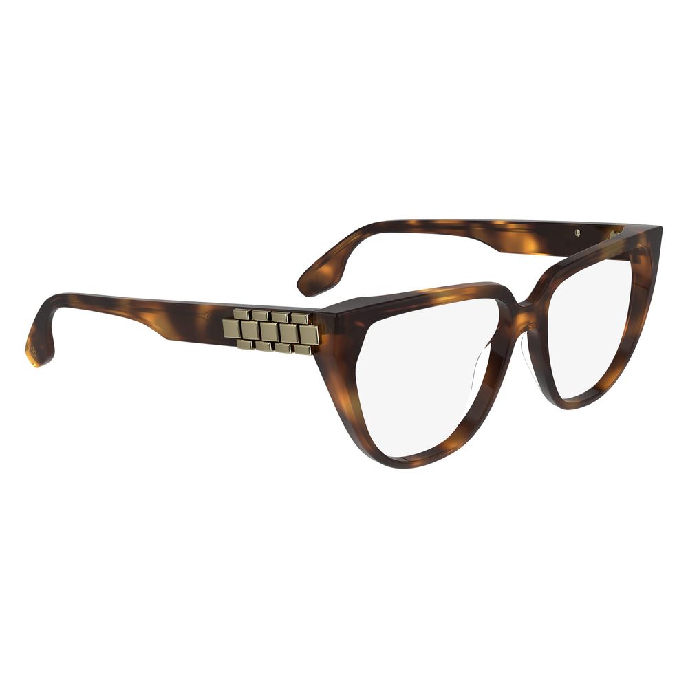 Victoria Beckham Brown Acetate Glasses Frames Victoria Beckham
