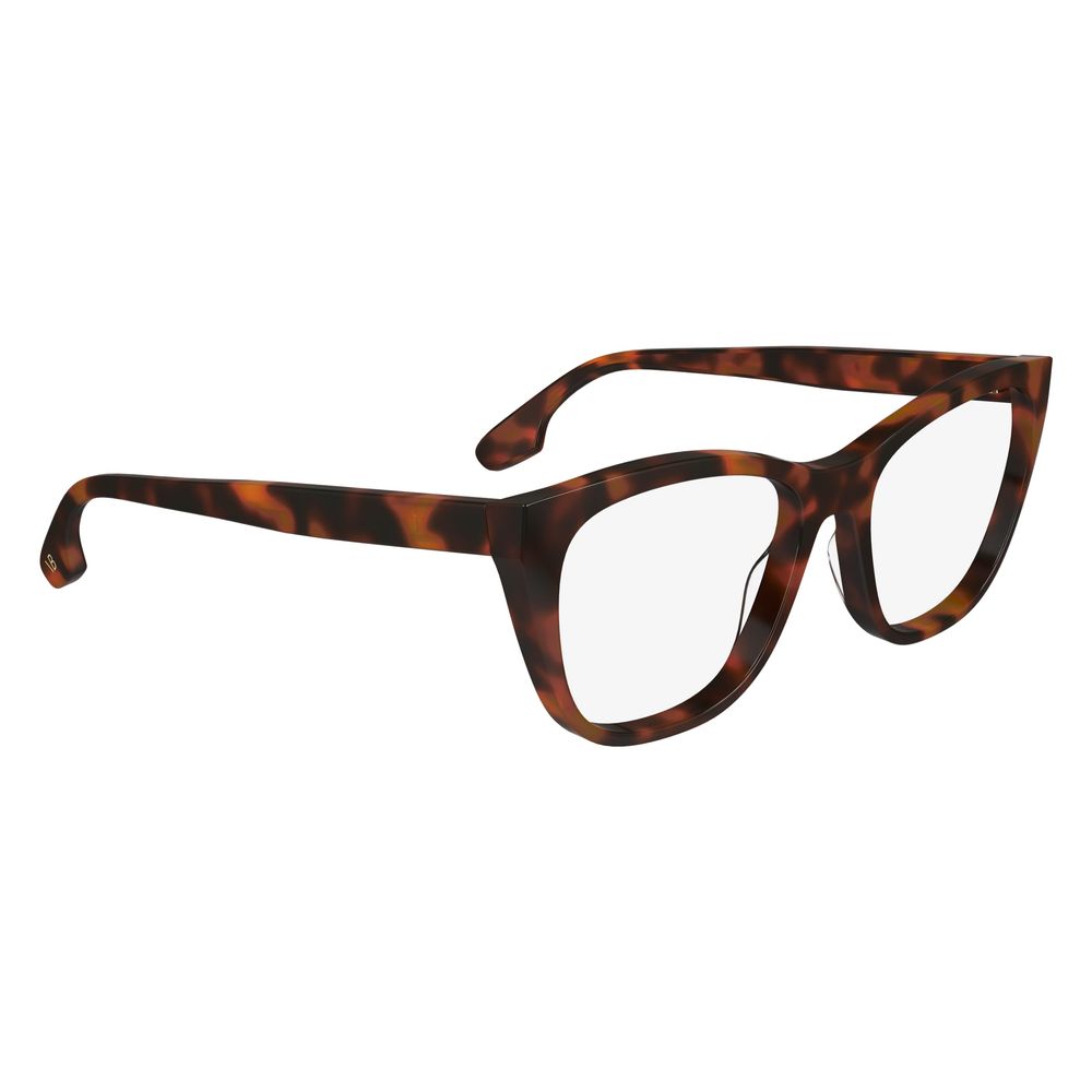 Victoria Beckham Brown Acetate Glasses Frames Victoria Beckham