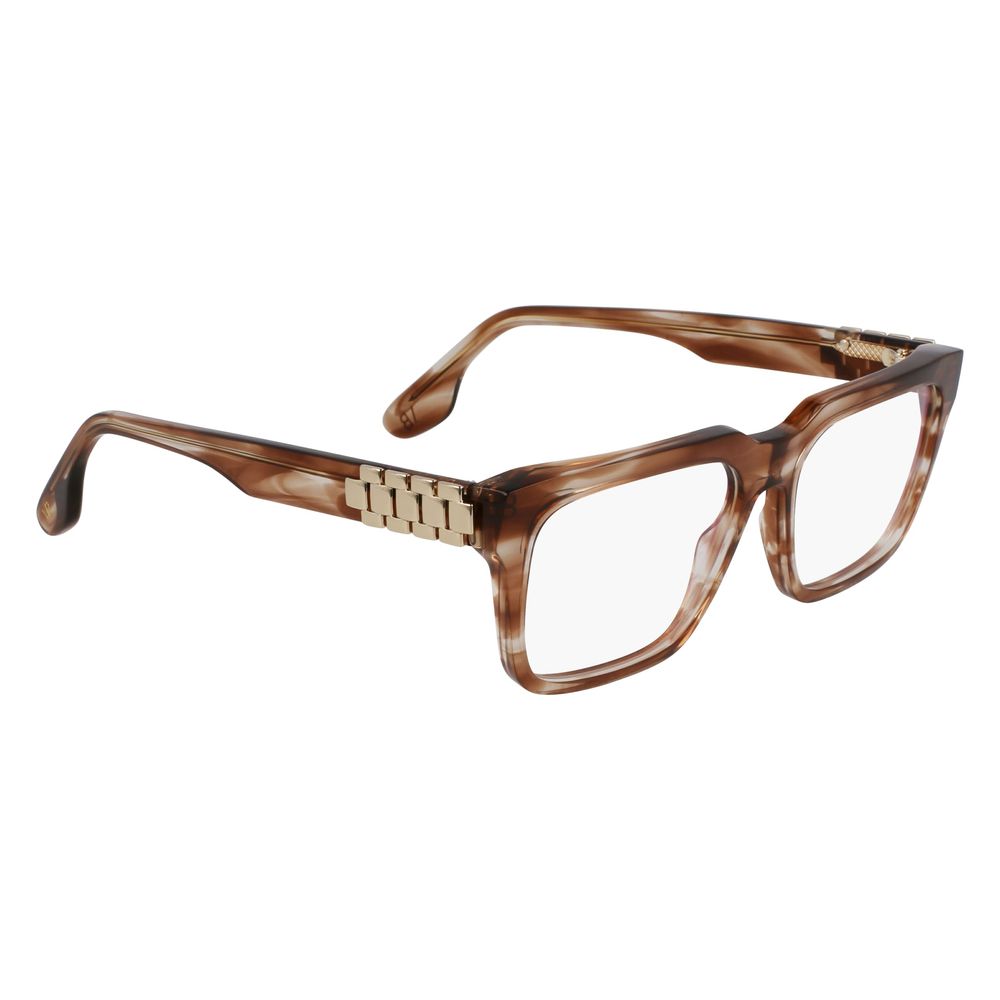 Victoria Beckham Brown Acetate Glasses Frames Victoria Beckham