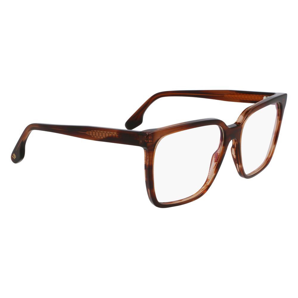 Victoria Beckham Brown Acetate Glasses Frames Victoria Beckham