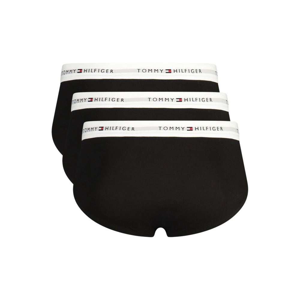 Tommy Hilfiger Nero Cotton Men's Brief Tommy Hilfiger