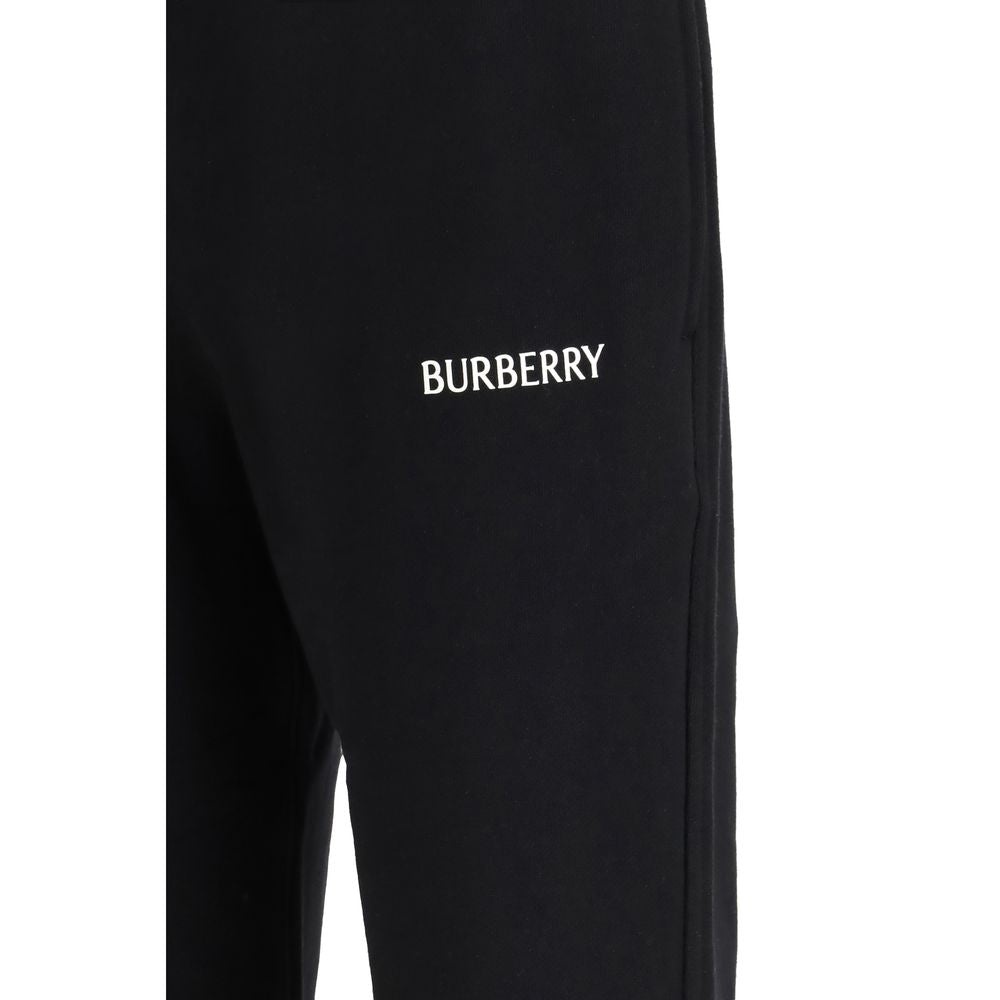 Burberry Black Cotton Joggers Workout Pants