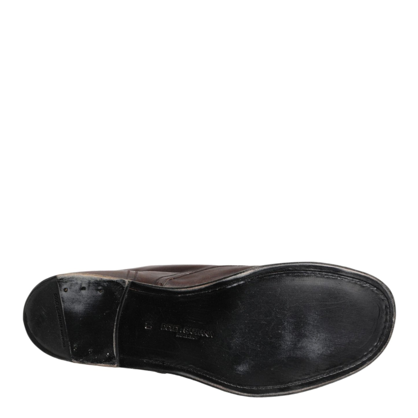 Dolce & Gabbana Brown Lace Up Short Ankle Boots Men Shoes Dolce & Gabbana