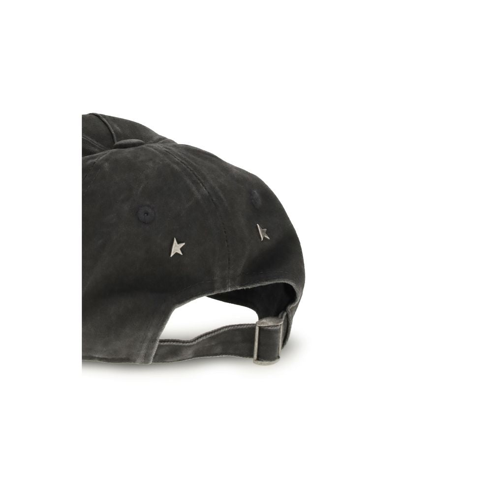 Golden Goose Gray Cotton Cap Baseball Hat