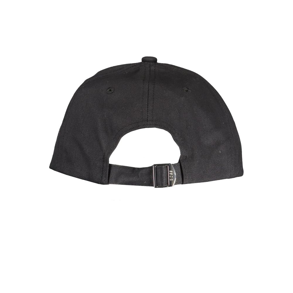 Hugo Boss Black Cotton Men's Visor Hat Hugo Boss