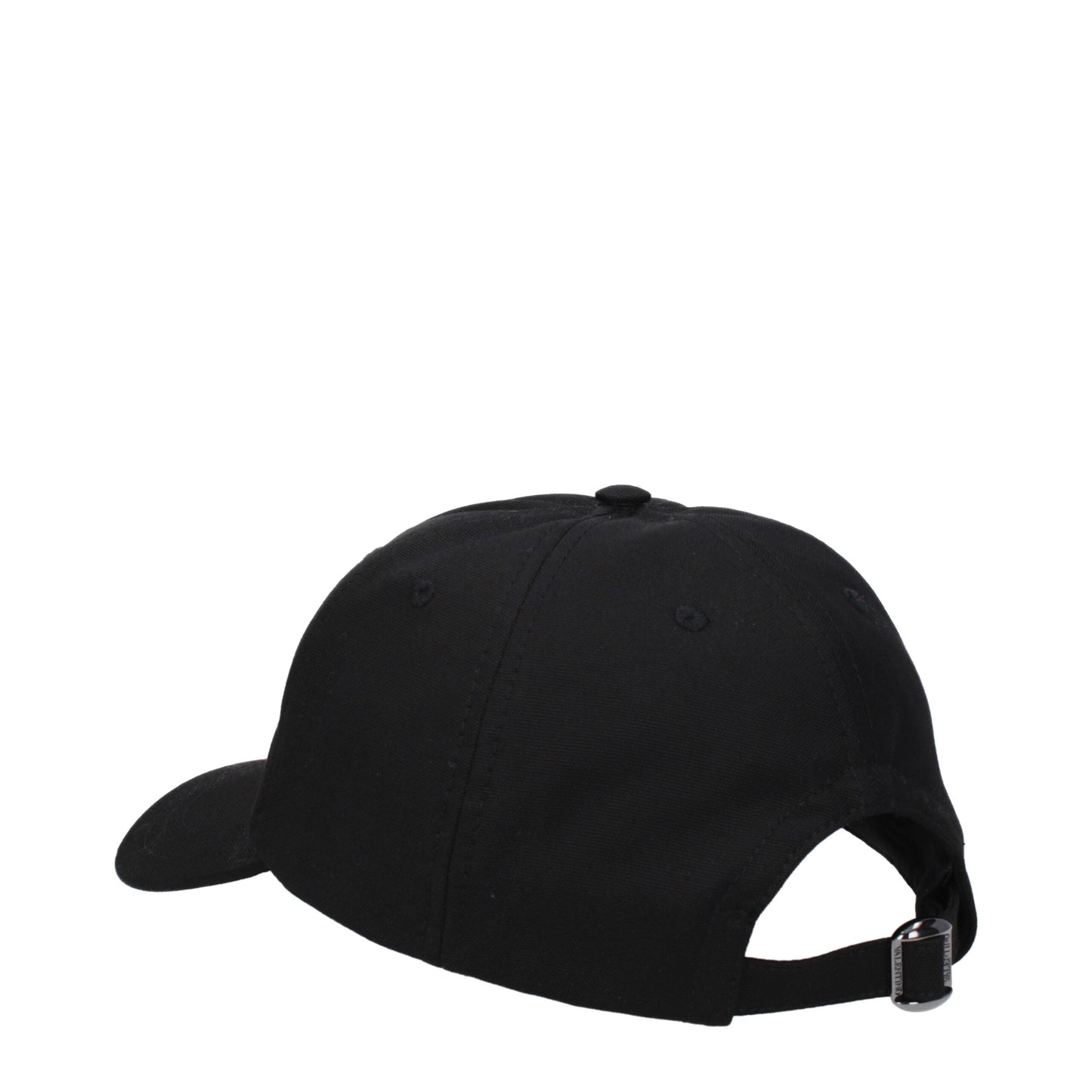 Valentino Garavani Black Cotton Cap Baseball Hat