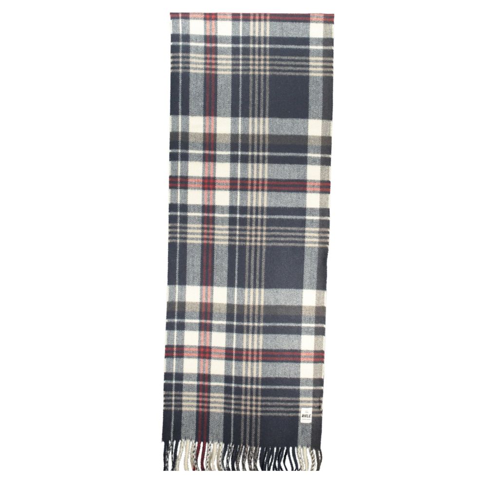 Rifle Blue Polyester Men Scarf