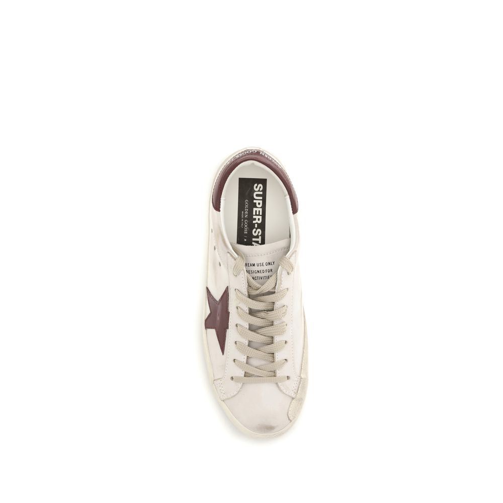 Golden Goose White Calf Leather Bos Taurus Sneakers Golden Goose