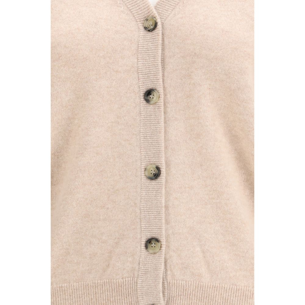 Allude Cream Cashmere Cardigan Allude