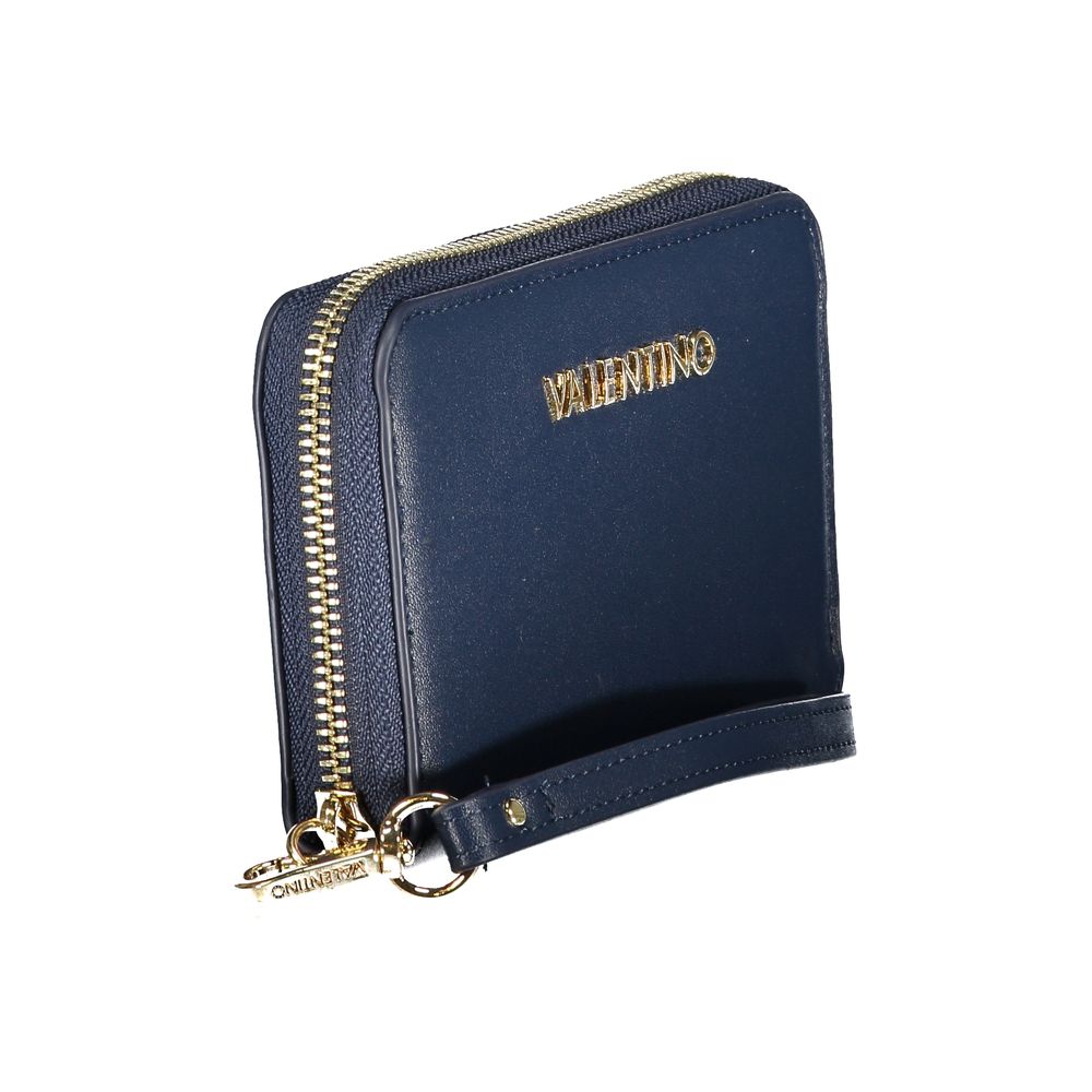 Mario Valentino Blue Polyurethane Women Wallet Mario Valentino