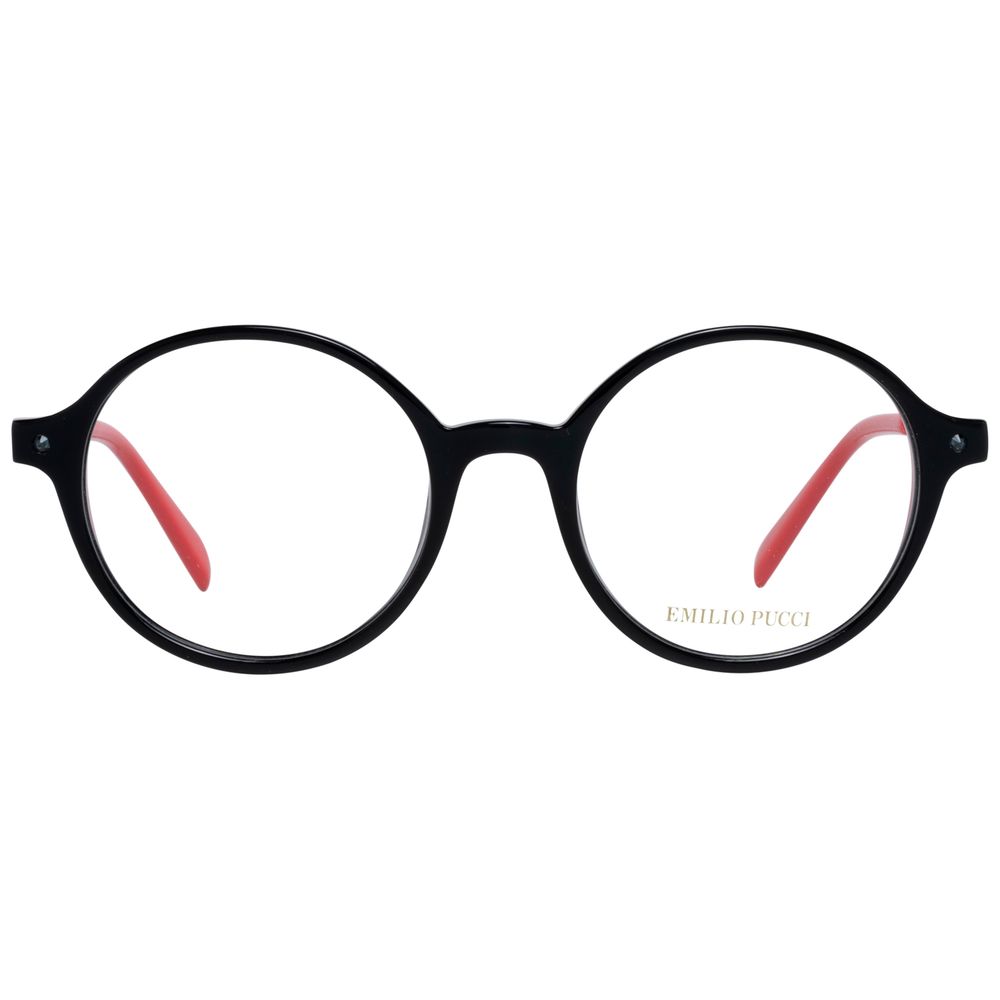 Emilio Pucci Black Plastic Glasses Frames