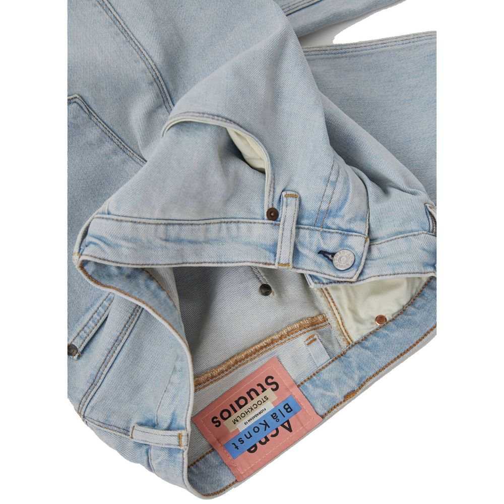 Acne Studios Blue Cotton Skinny Jeans Acne Studios