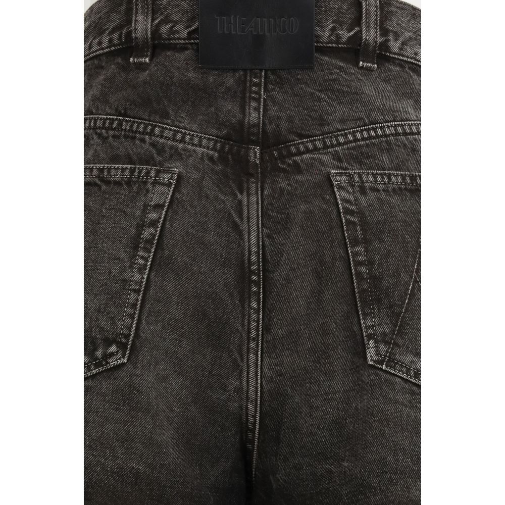 The Attico Black Cotton Jeans Denim The Attico