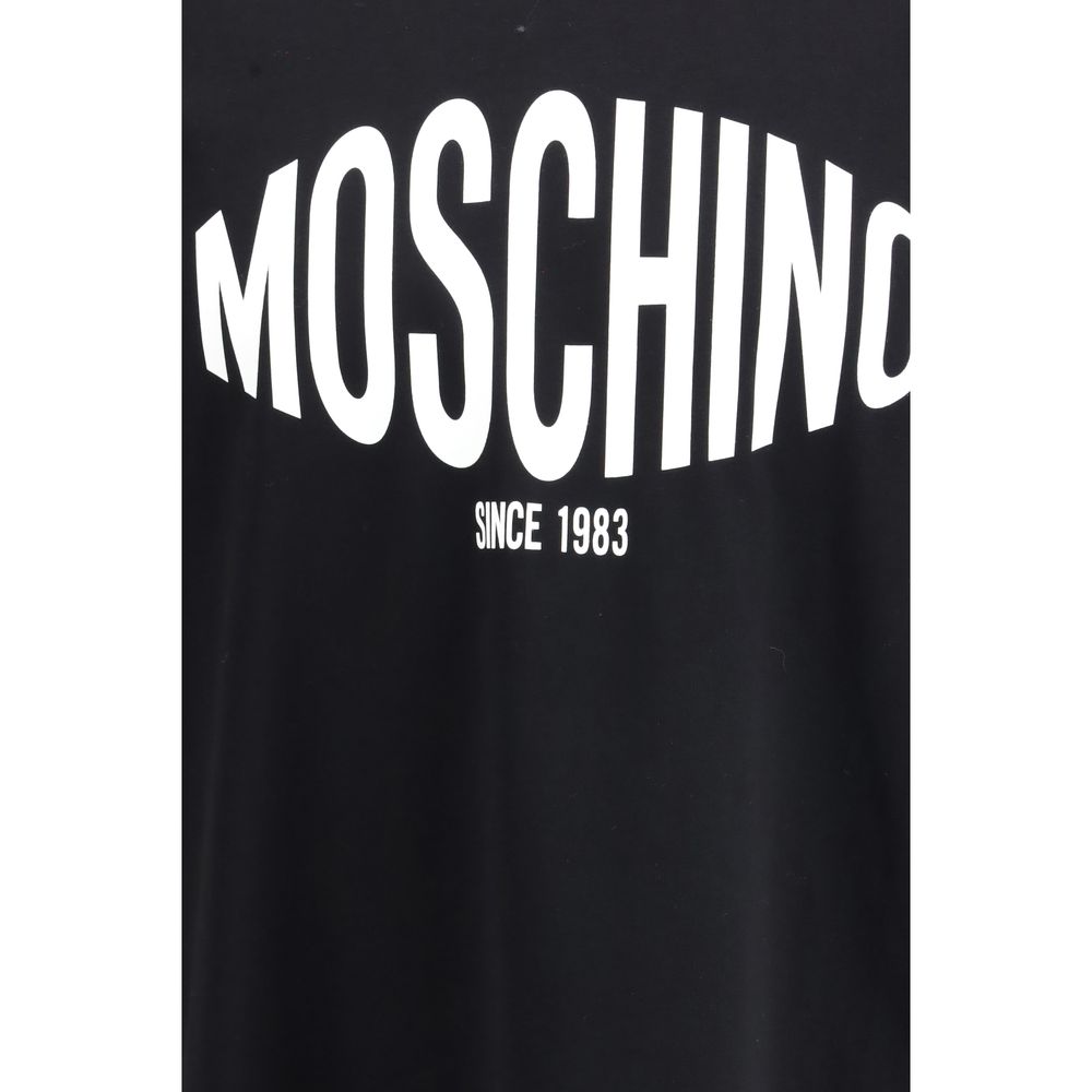 Moschino Black Cotton T-Shirt Moschino