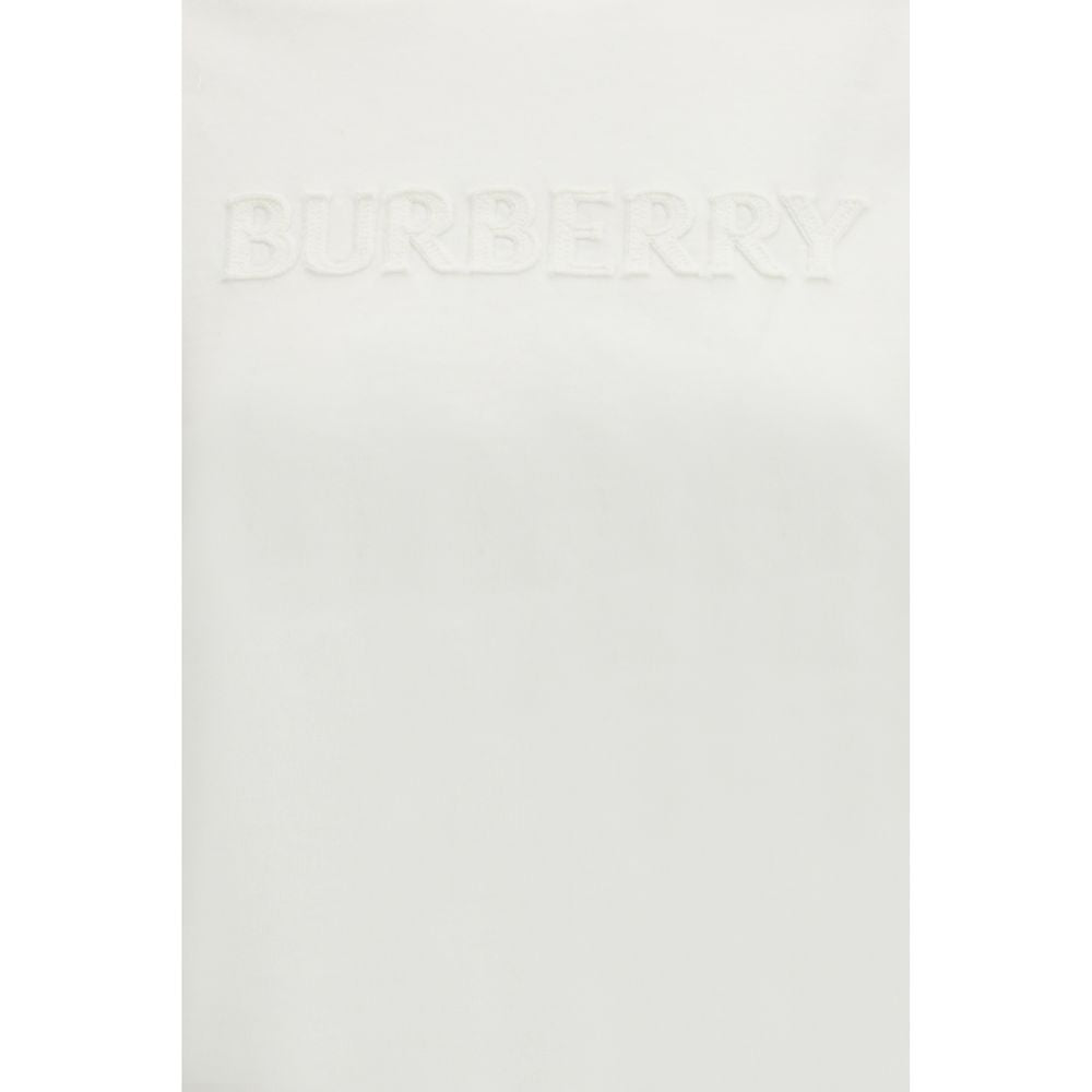 Burberry White Cotton Sportswear Burberry