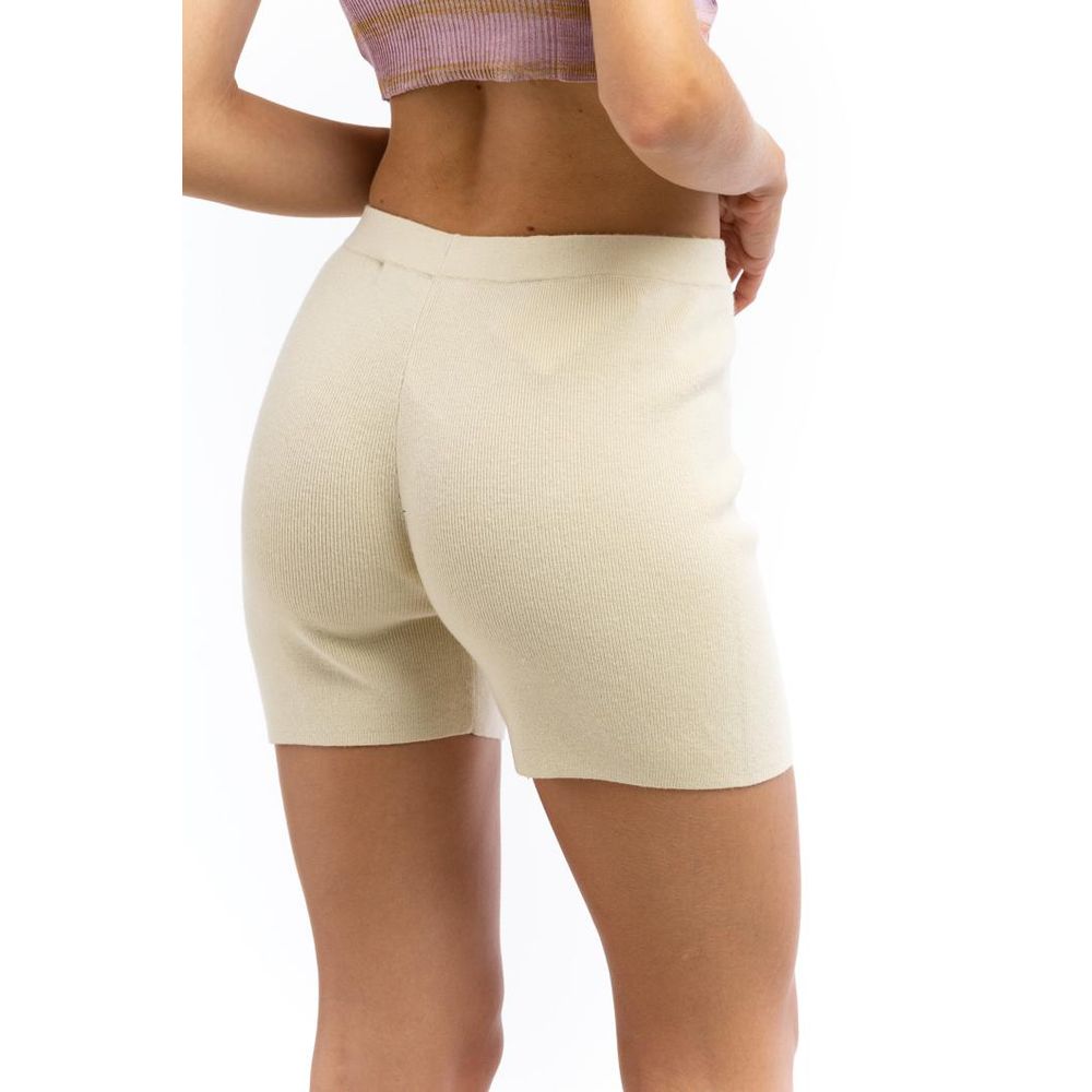 Patrizia Pepe Beige Nylon Leggings Patrizia Pepe