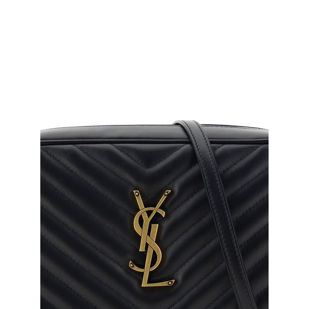 Saint Laurent Black Calf Leather Bos Taurus Shoulder Bag Saint Laurent