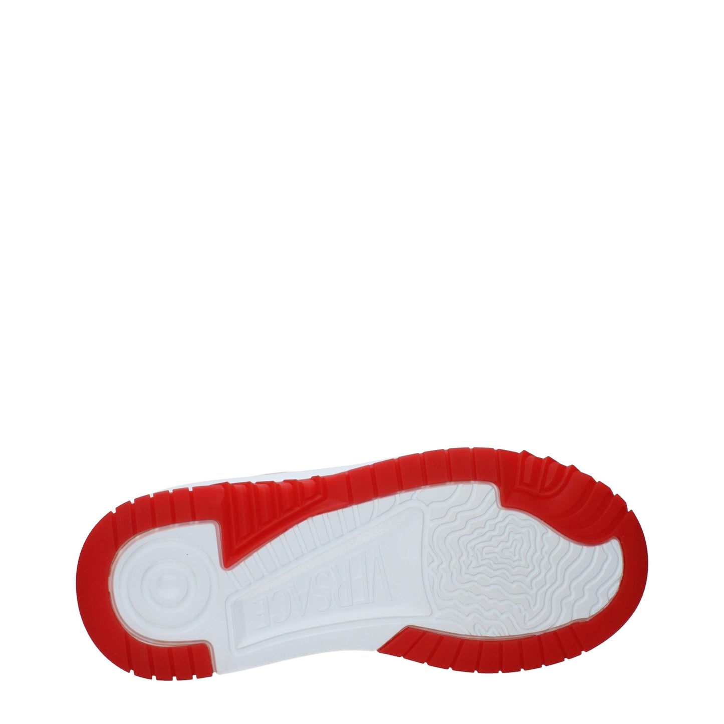 Versace White Leather Athletic Sneakers Versace