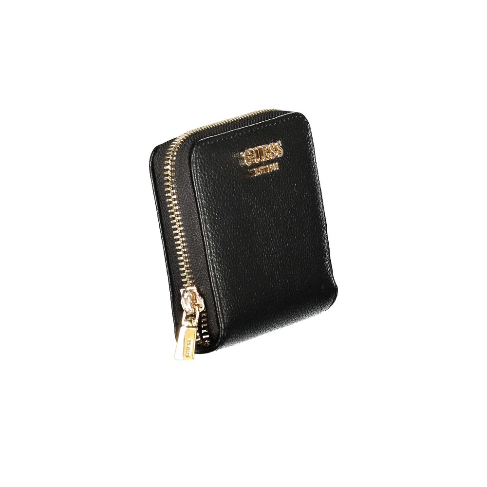 Guess Jeans Nero Poliuretano Women Wallet Guess Jeans