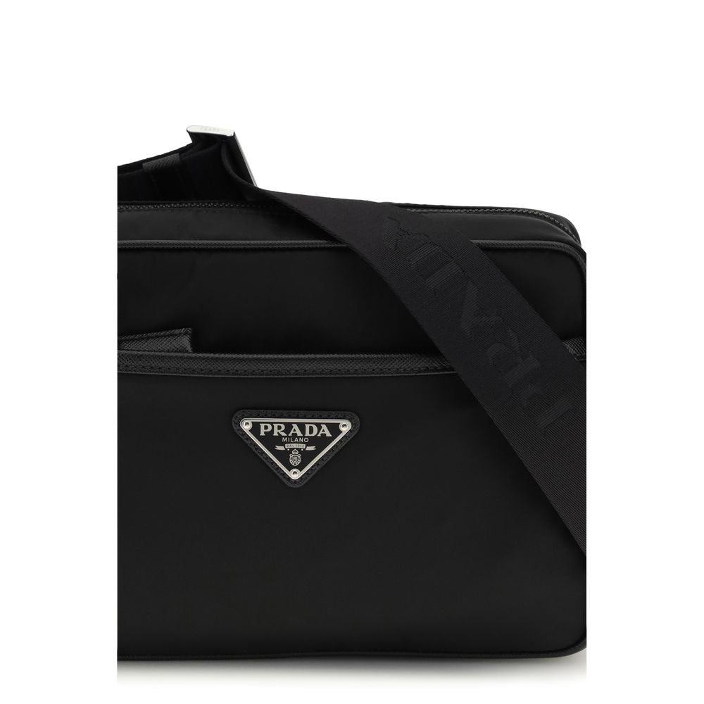 Prada Black Recycled Polyamide Shoulder Bag Prada