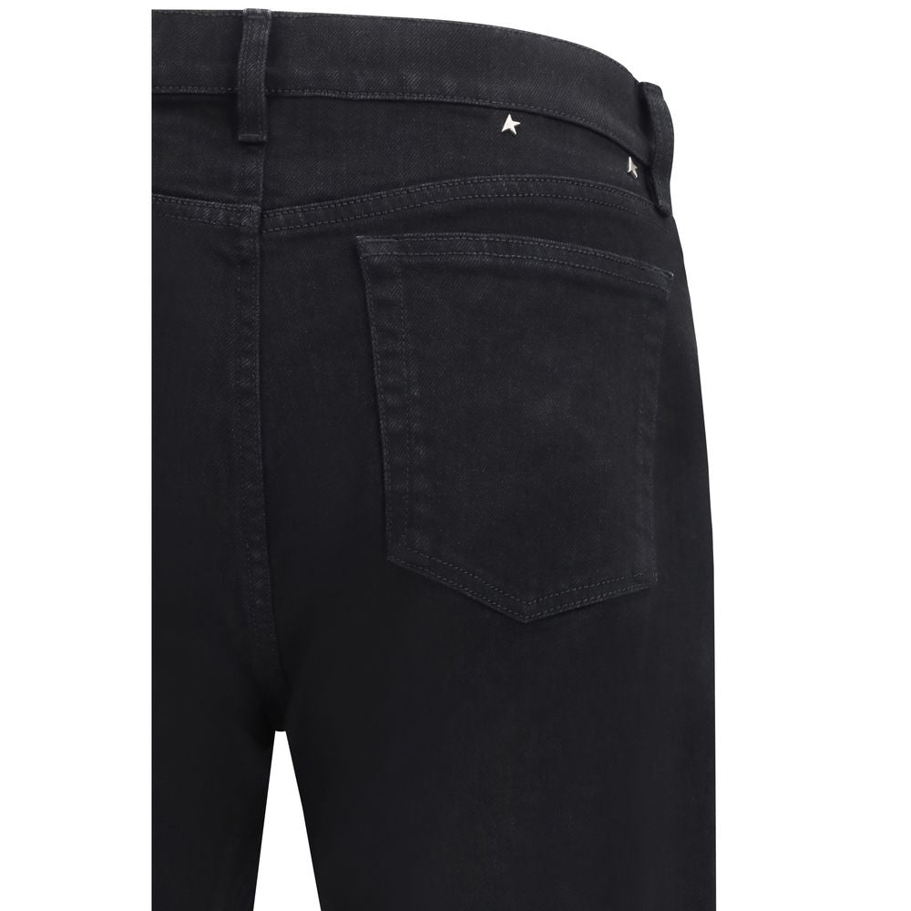 Golden Goose Black Cotton Slim Fit Jeans Golden Goose