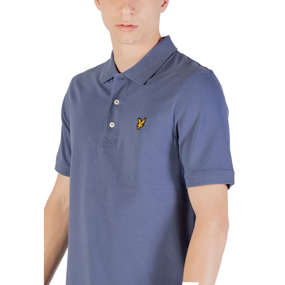 Lyle & Scott Blue Cotton Polo Shirt Lyle & Scott