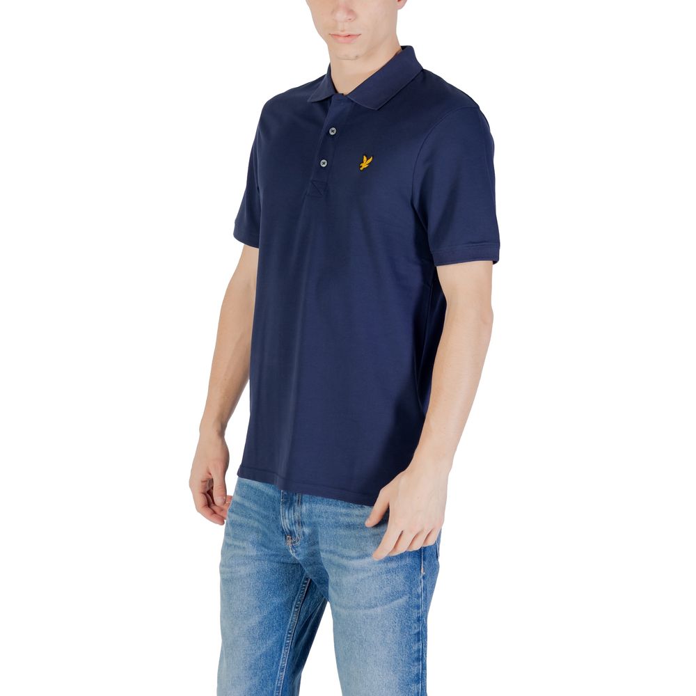 Lyle & Scott Blue Cotton Polo Shirt Lyle & Scott