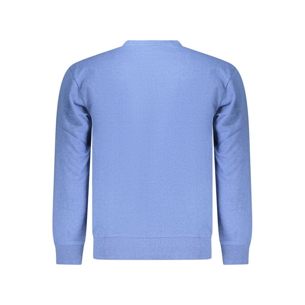 Superga Azzurro Cotton Men Sweatshirt Superga