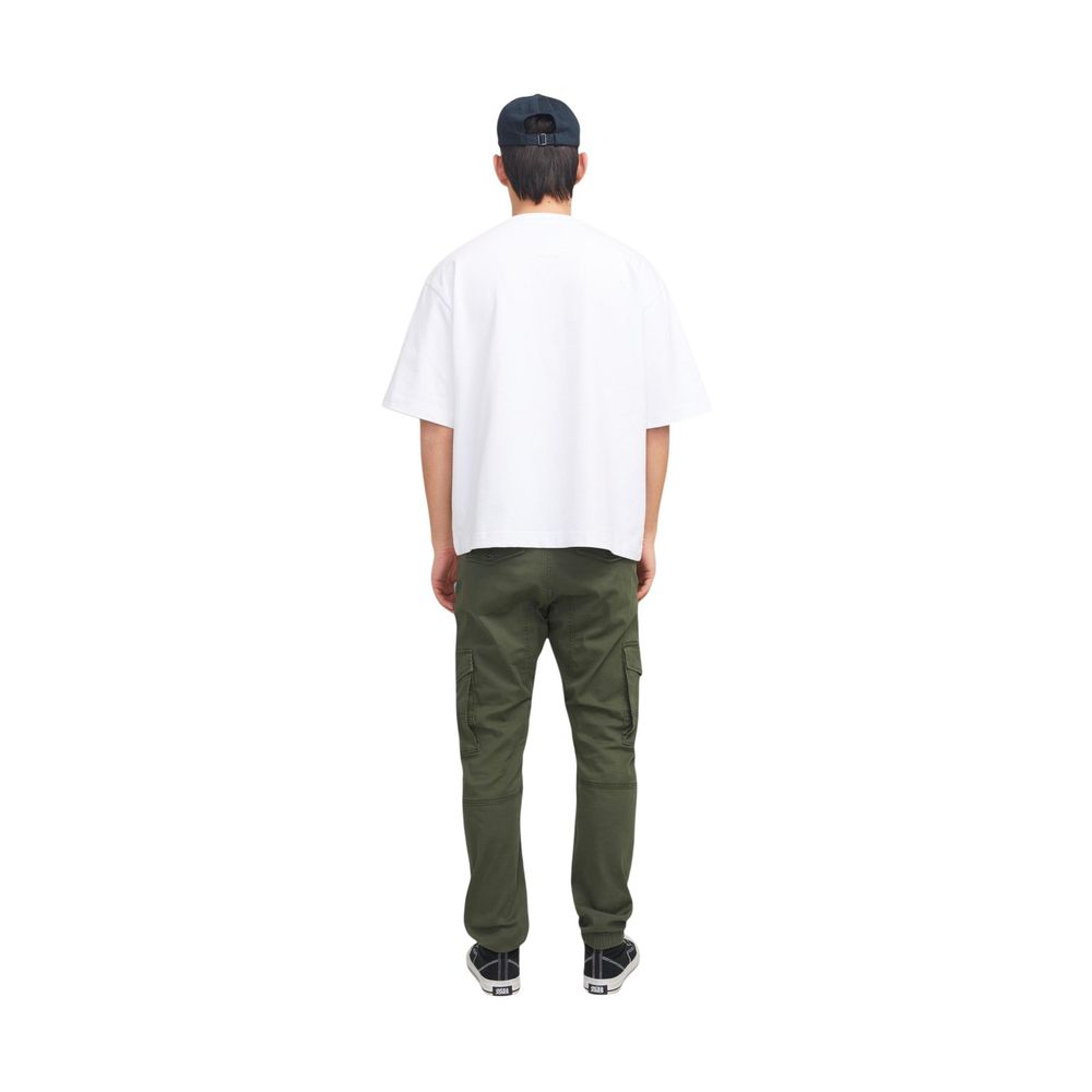 Jack Jones Green Cotton Skinny Pants Jack Jones