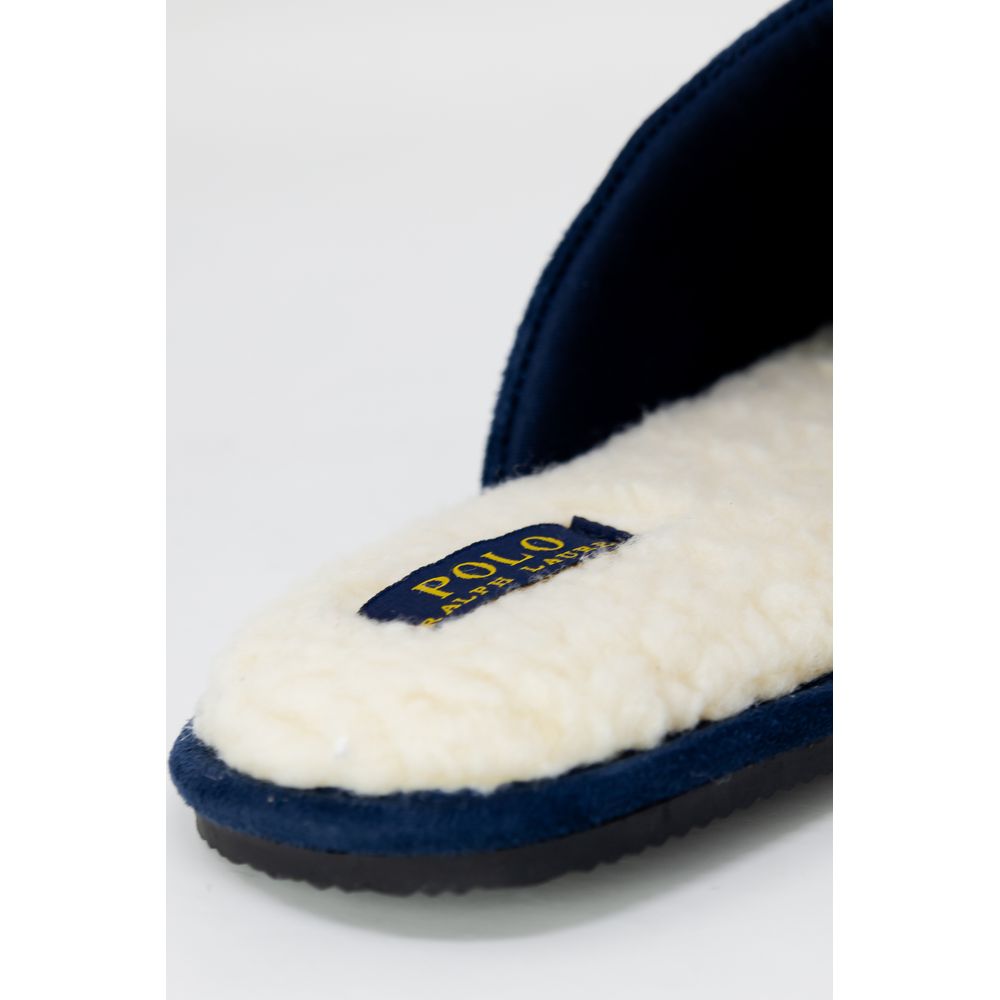Ralph Lauren Blue Polyester Slippers Ralph Lauren