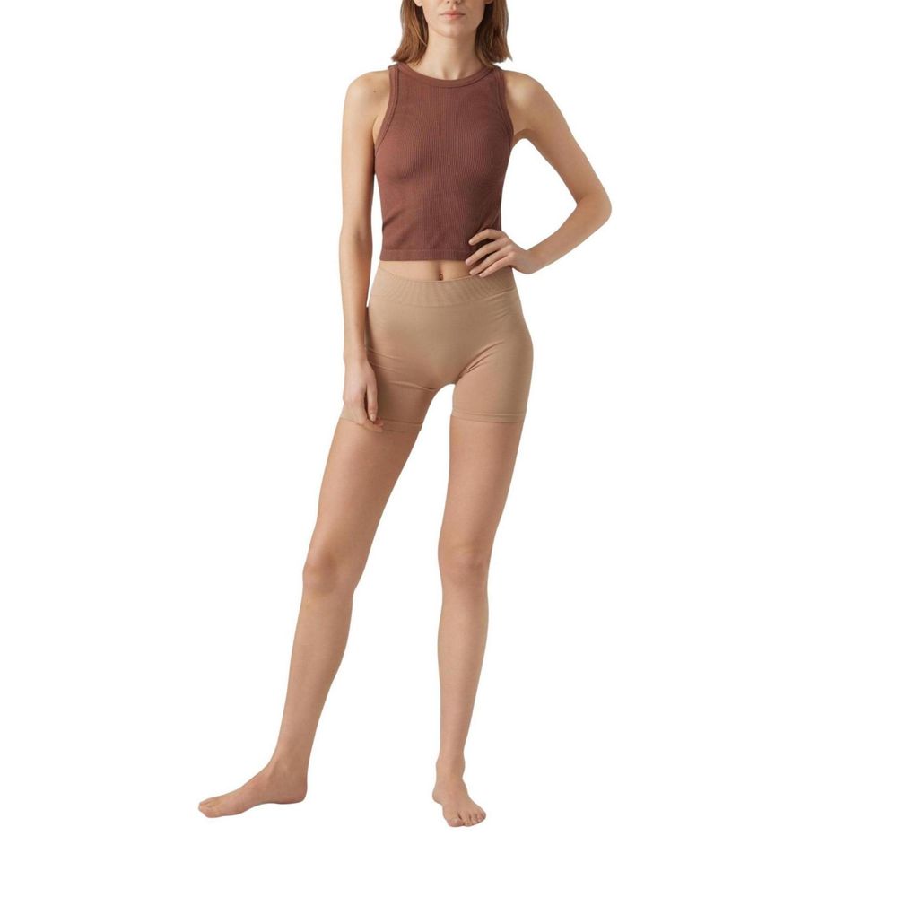 Vero Moda Beige Polyamide Shorts Vero Moda