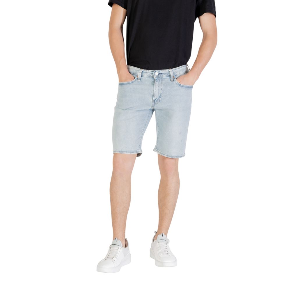 Levi's Light Blue Cotton Bermuda Shorts Levi's