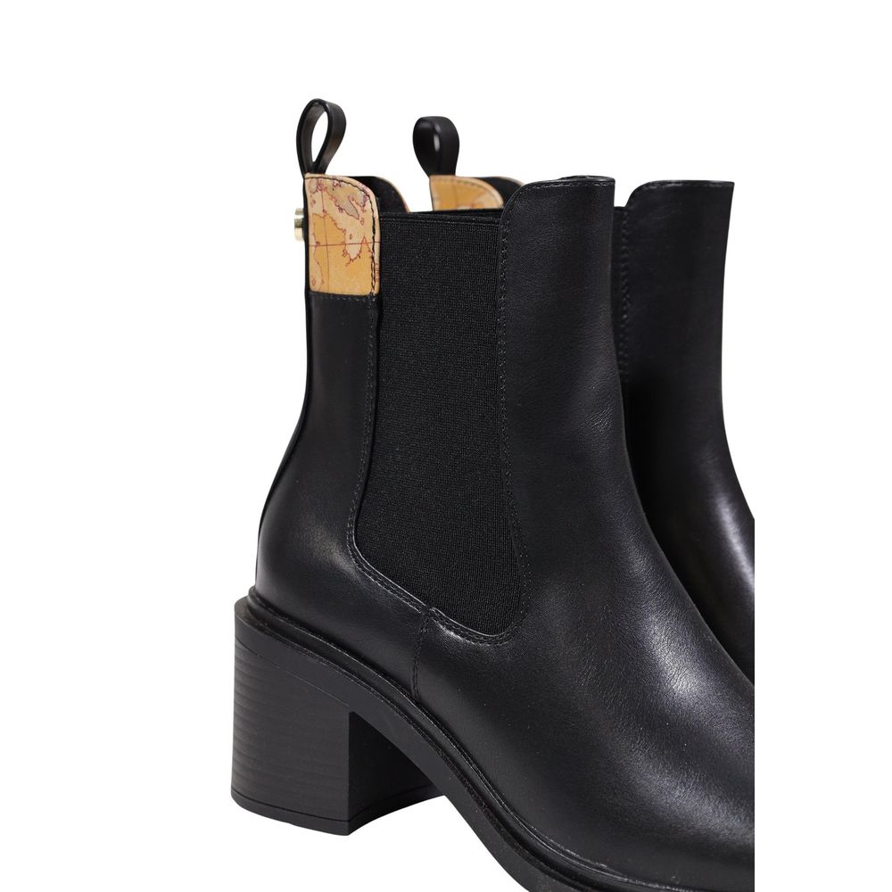 Alviero Martini Prima Classe Black Polyethylene Ankle Boots Alviero Martini Prima Classe