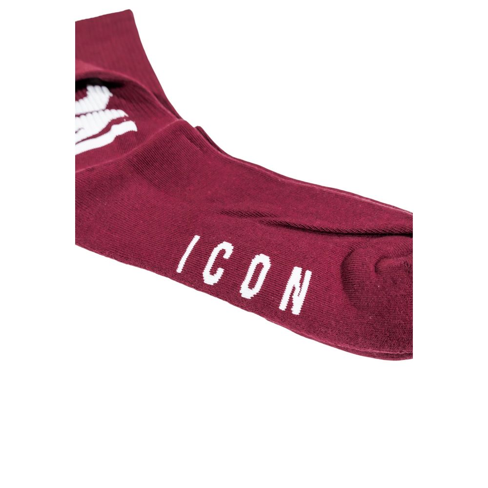 Icon Bordeaux Cotton Socks Icon