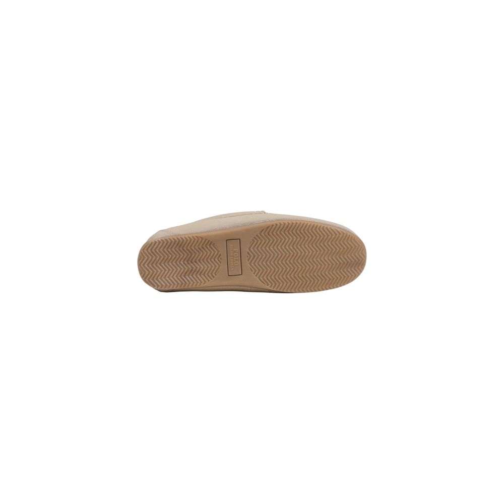 Ralph Lauren Beige Textile Slippers Ralph Lauren