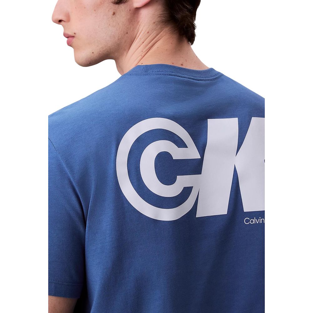 Calvin Klein Jeans Blue Cotton T-Shirt Calvin Klein Jeans