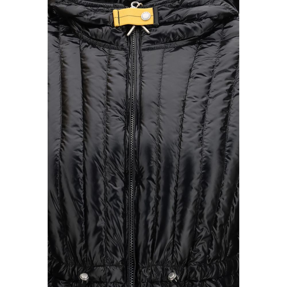Parajumpers Black Nylon Full-Length Jacket Parajumpers