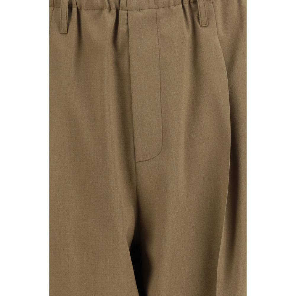 Magliano Beige Polyester Casual Pants Magliano